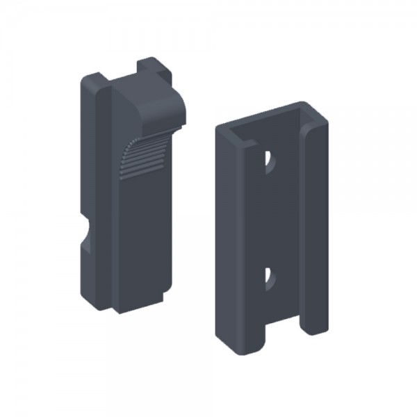 Flyscreen Plunger Clip Doric - 2 pieces in set (inner & outer)