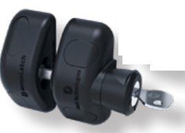 Xcell Gates and Slats Magna Latch Side Pull Lockable in Black