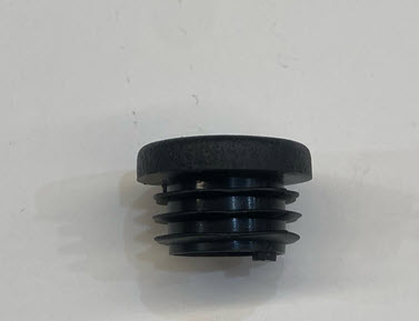 Xcell Round Hole Cover 25mm - Black Plastic End Cap (suits 25mm diameter)